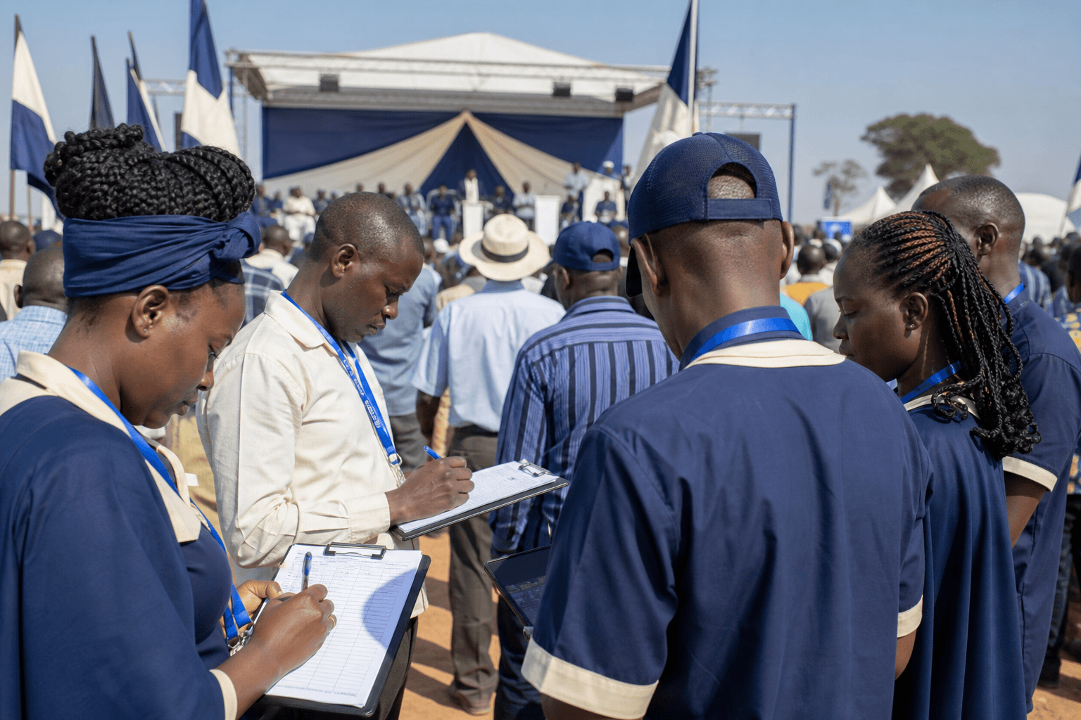 Campaign fundraising and rally operations